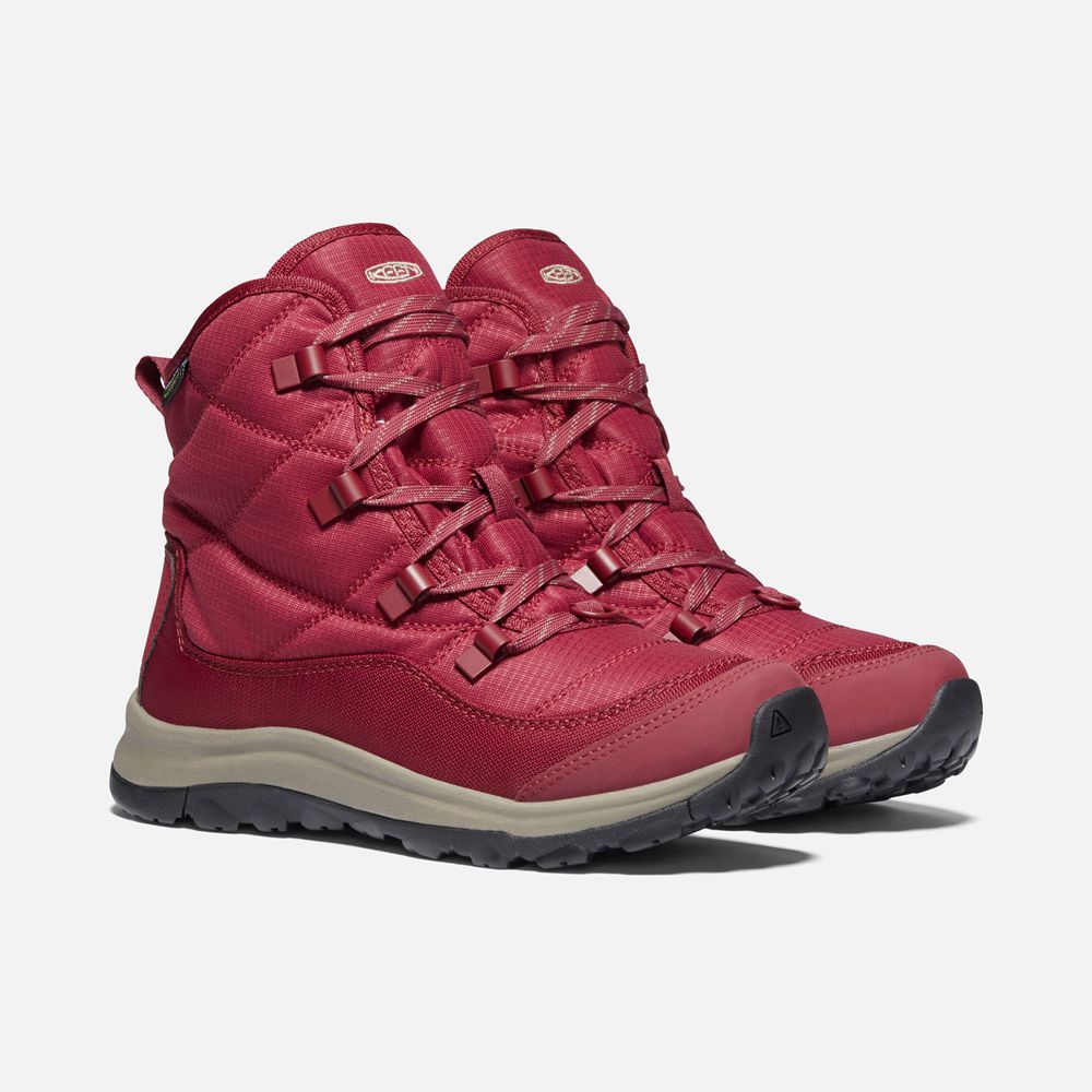 Keen Vinterkängor Dam Röda - Terradora Ii Waterproof - 358047KAI